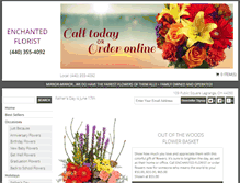 Tablet Screenshot of enchantedfloristshop.com